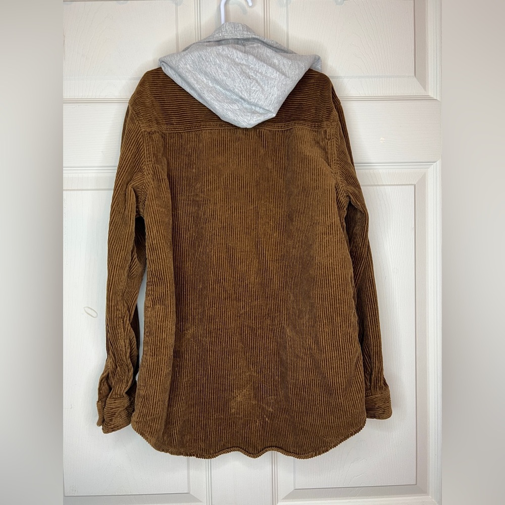 Crazy 8 Hooded Corduroy Shacket - Picture 3 of 6